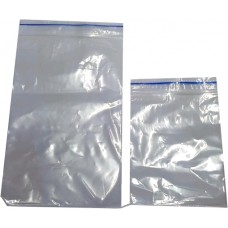 Plain Resealable Snap Lock Job Bags - Transparent - Box 1000 - 2 Sizes Available